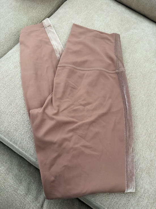 lululemon athletica Pants - lululemon align high rise velvet striped leggings | size 8